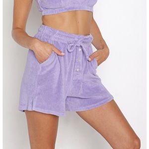 DONNI terry cloth shorts
